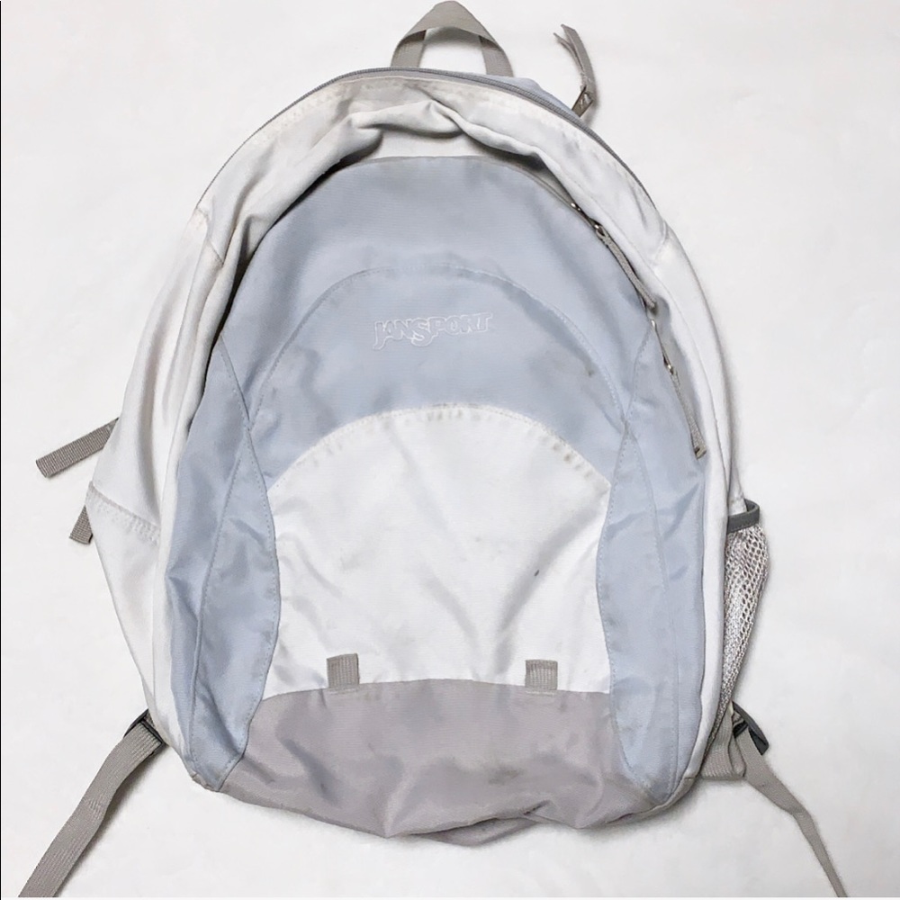 Jansport white backpack